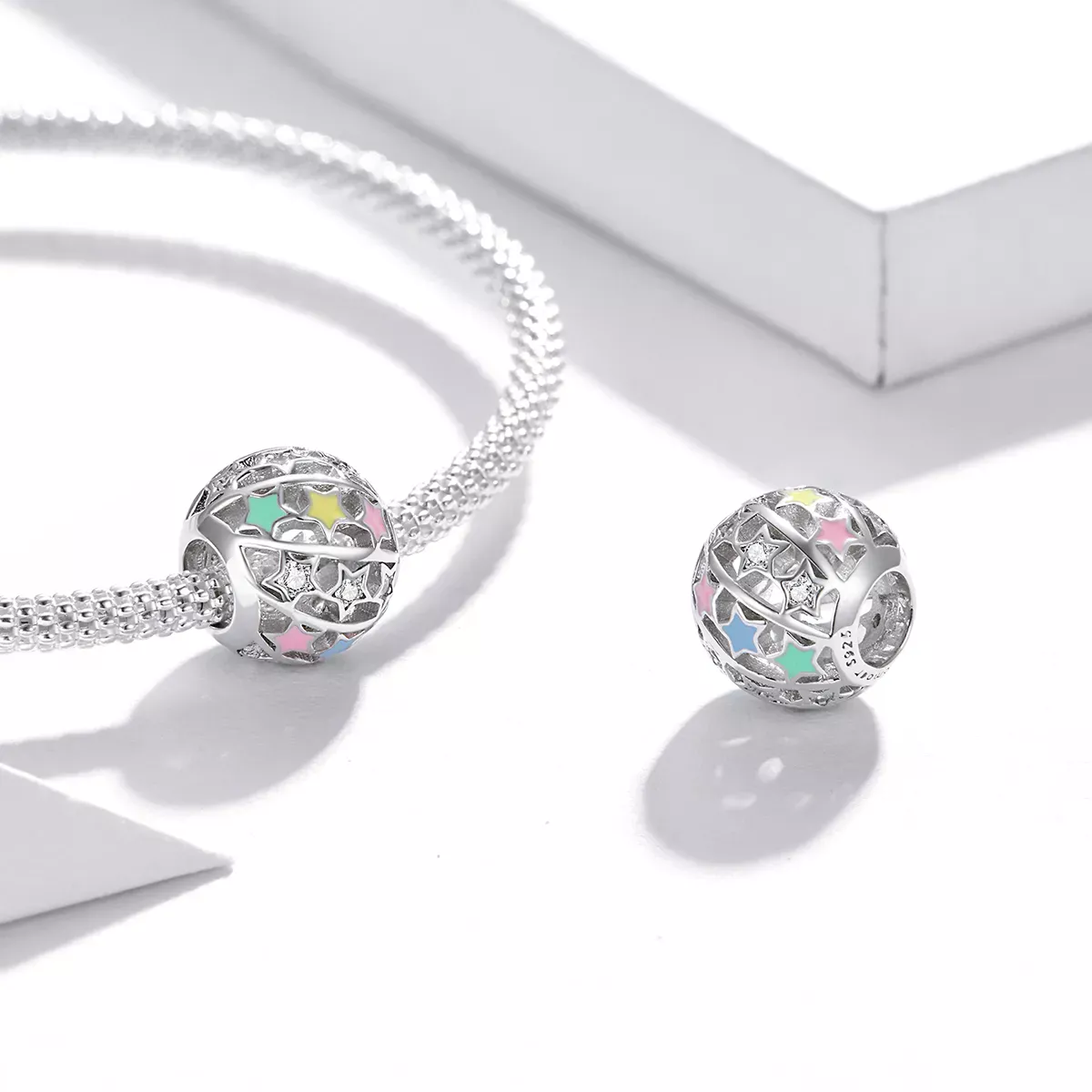 Pandora Style Star Planet Charm - BSC438