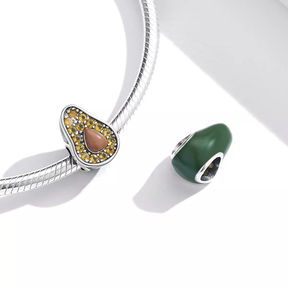 Pandora Style Summer Avocado Charm - SCC1906