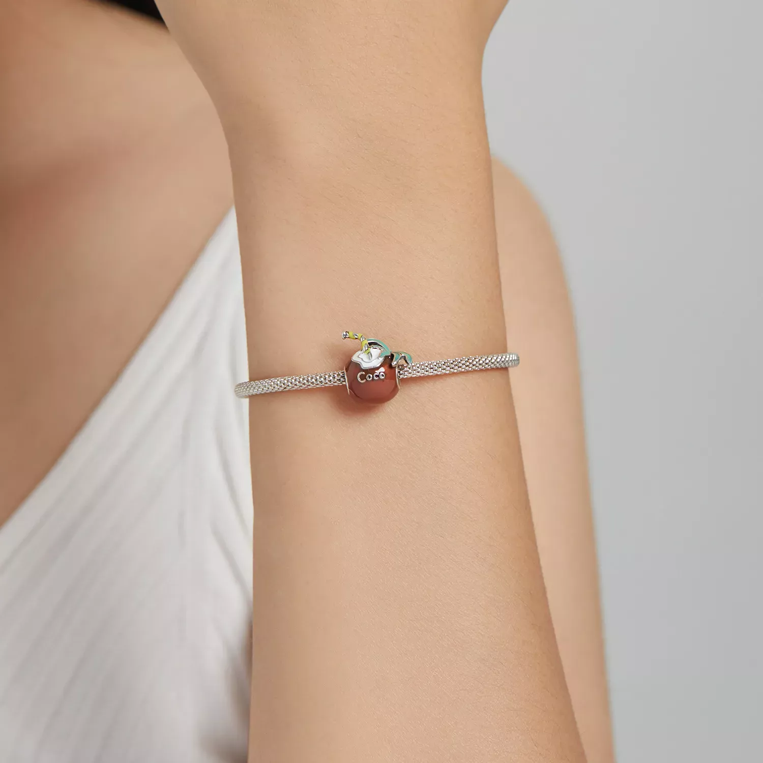 Pandora Style Summer Coconut Charm - SCC1936