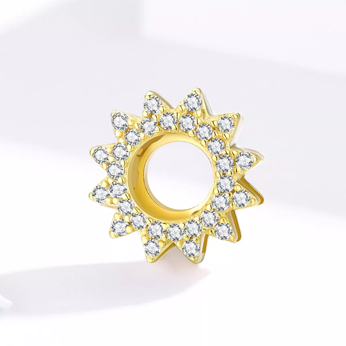 Pandora Style Sunflower Clip - SCX107