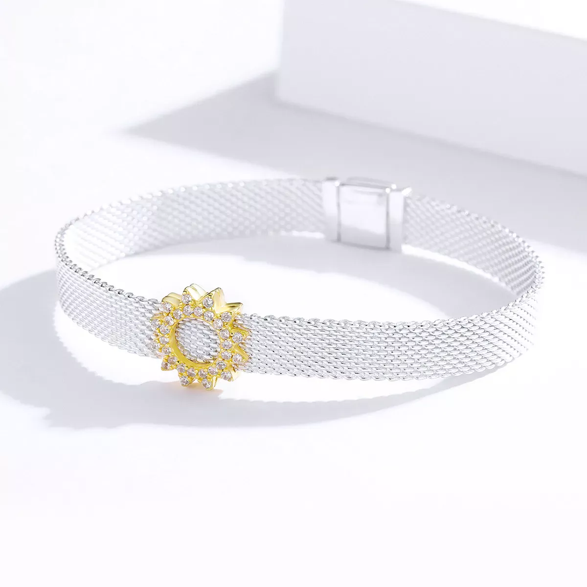 Pandora Style Sunflower Clip - SCX107