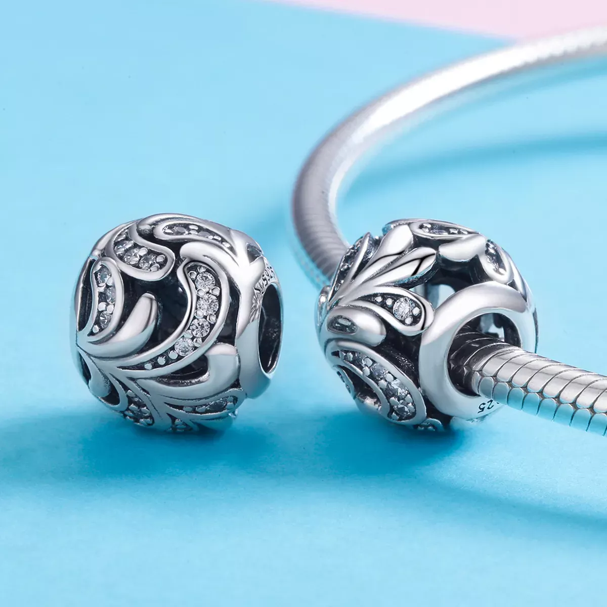 Pandora Style Tender Bloom Charm - SCC742