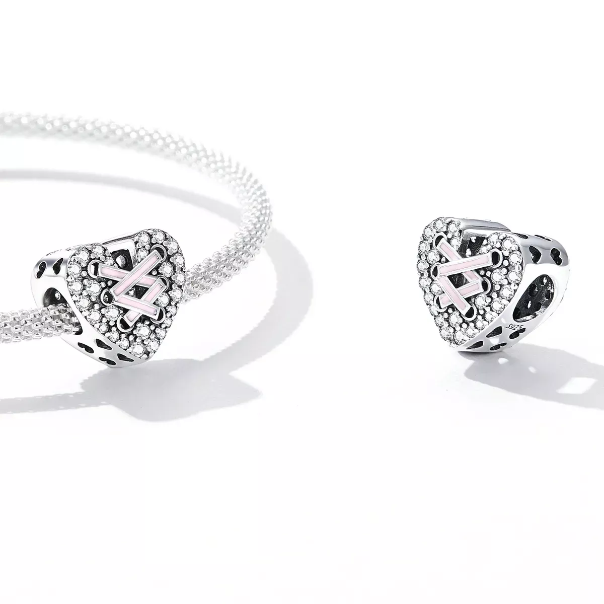 Pandora Style Tie Love Charm - SCC2204