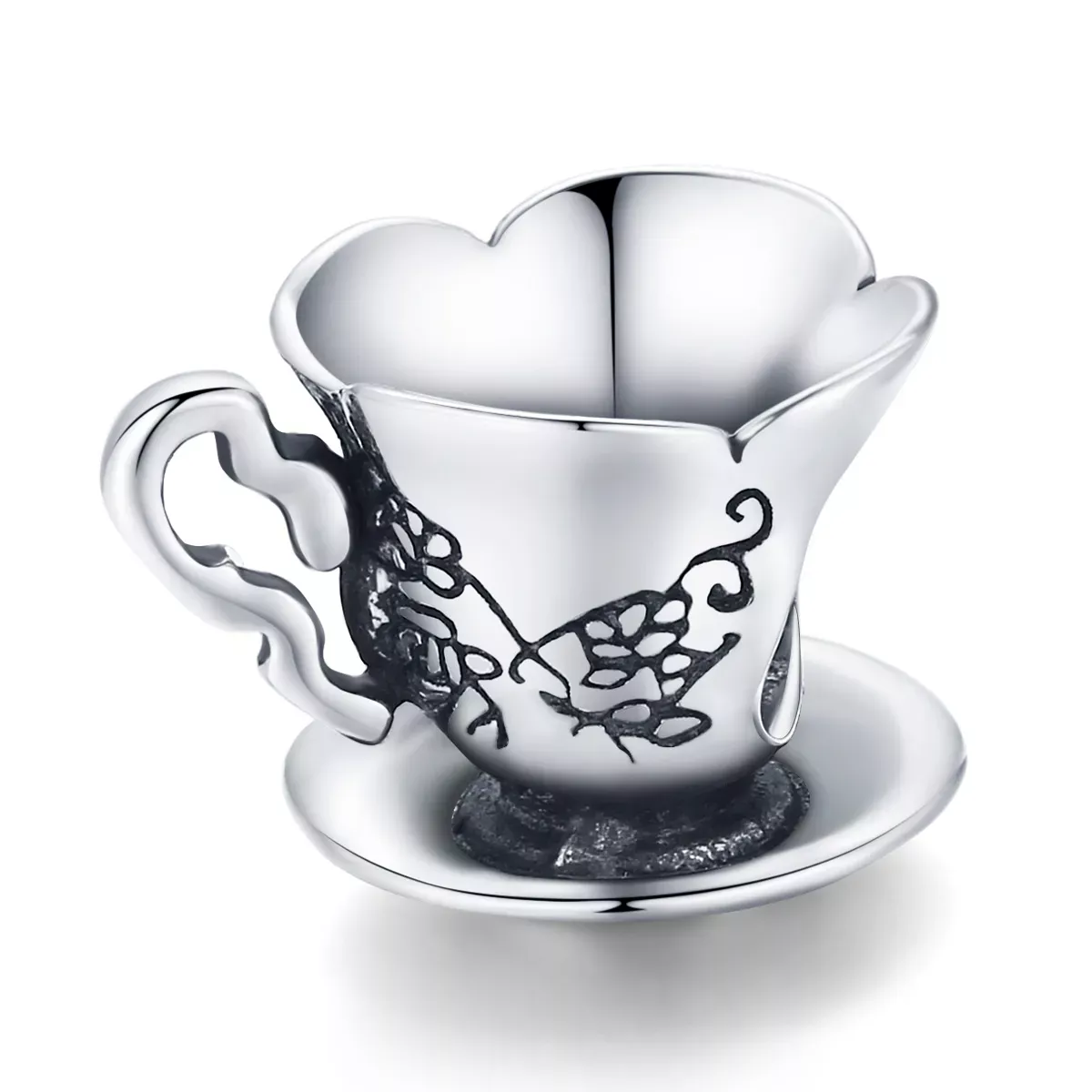 Pandora Style Vintage Teacup Charm - SCC1899 Pandora Style Vintage Teacup Charm - SCC1899
