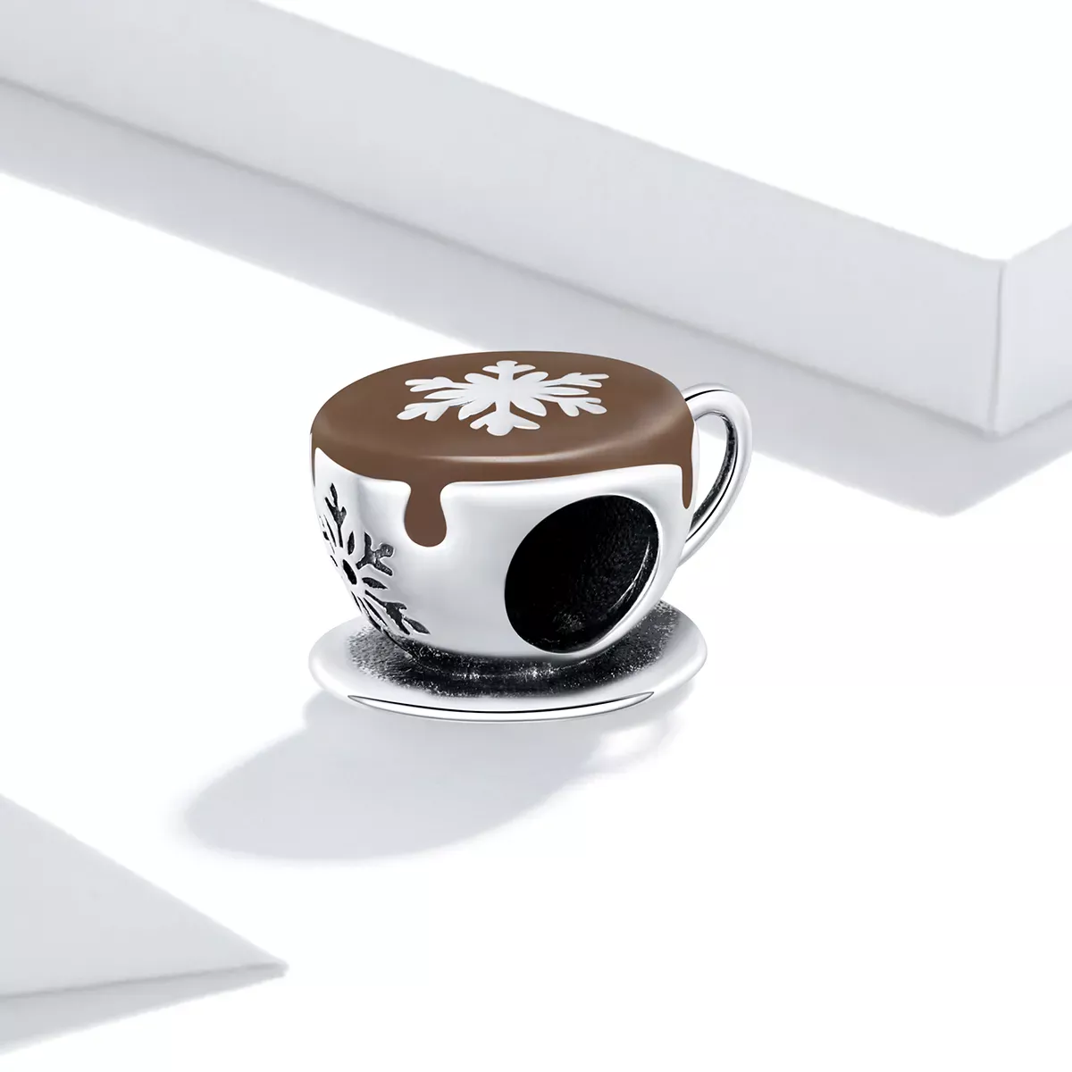 Pandora Style Winter Coffee Charm - BSC361