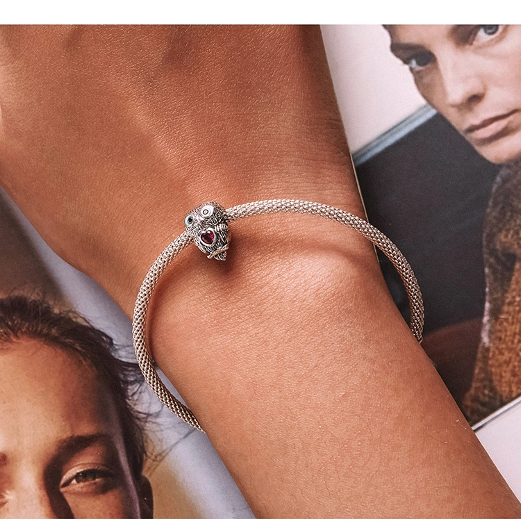 (imagem para) Pandora Style Cute Owl Charm - SCC2253 - Visualizar 9