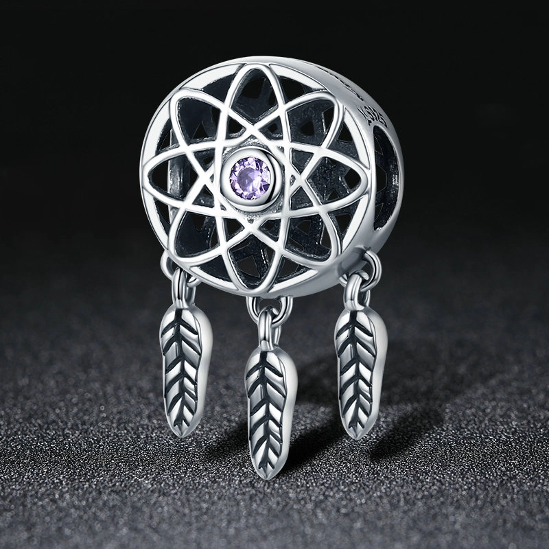 (imagem para) Pandora Style Dreamcatcher Charm - SCC330 - Visualizar 2