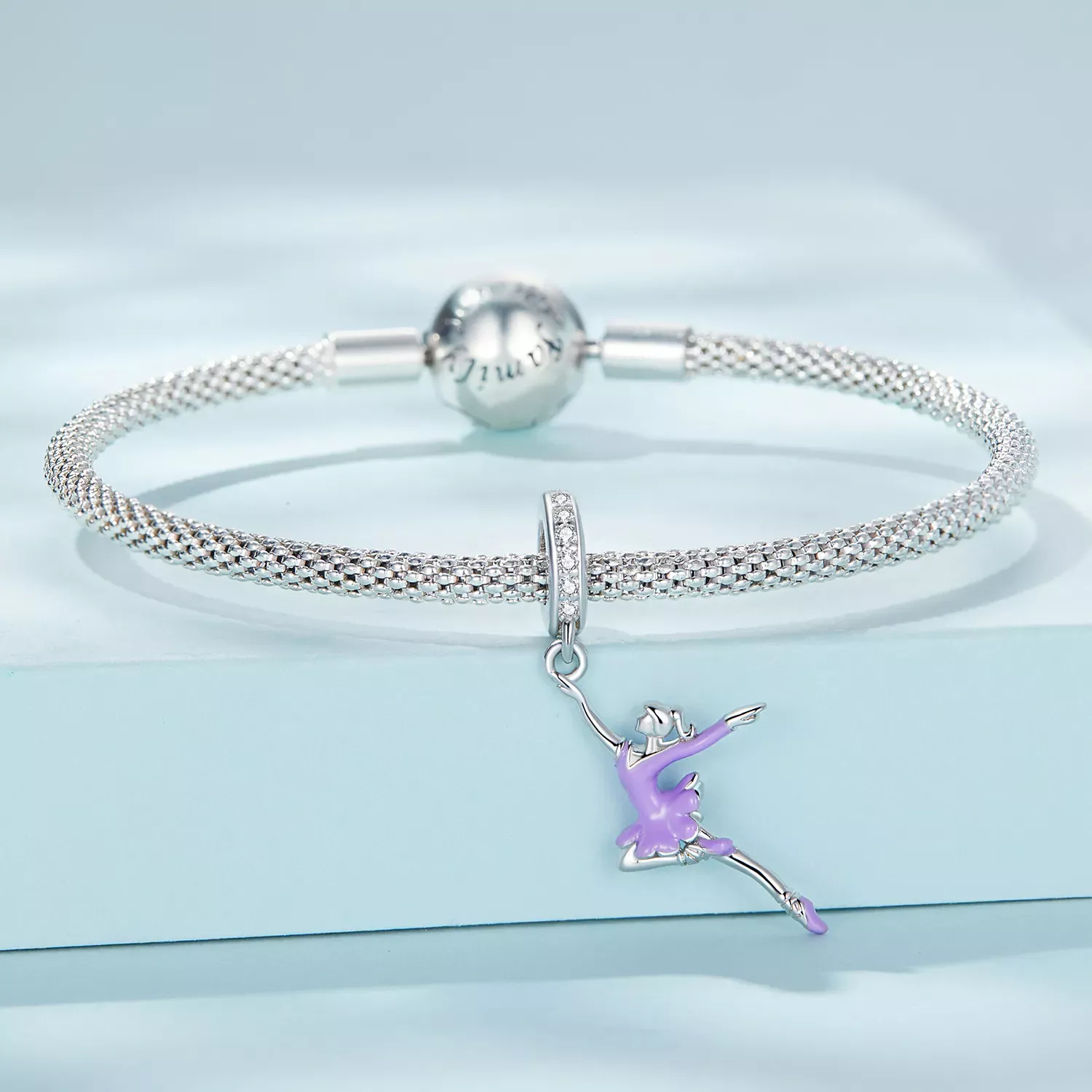 Pandora Style Ballerina Girl Dangle - SCC2394