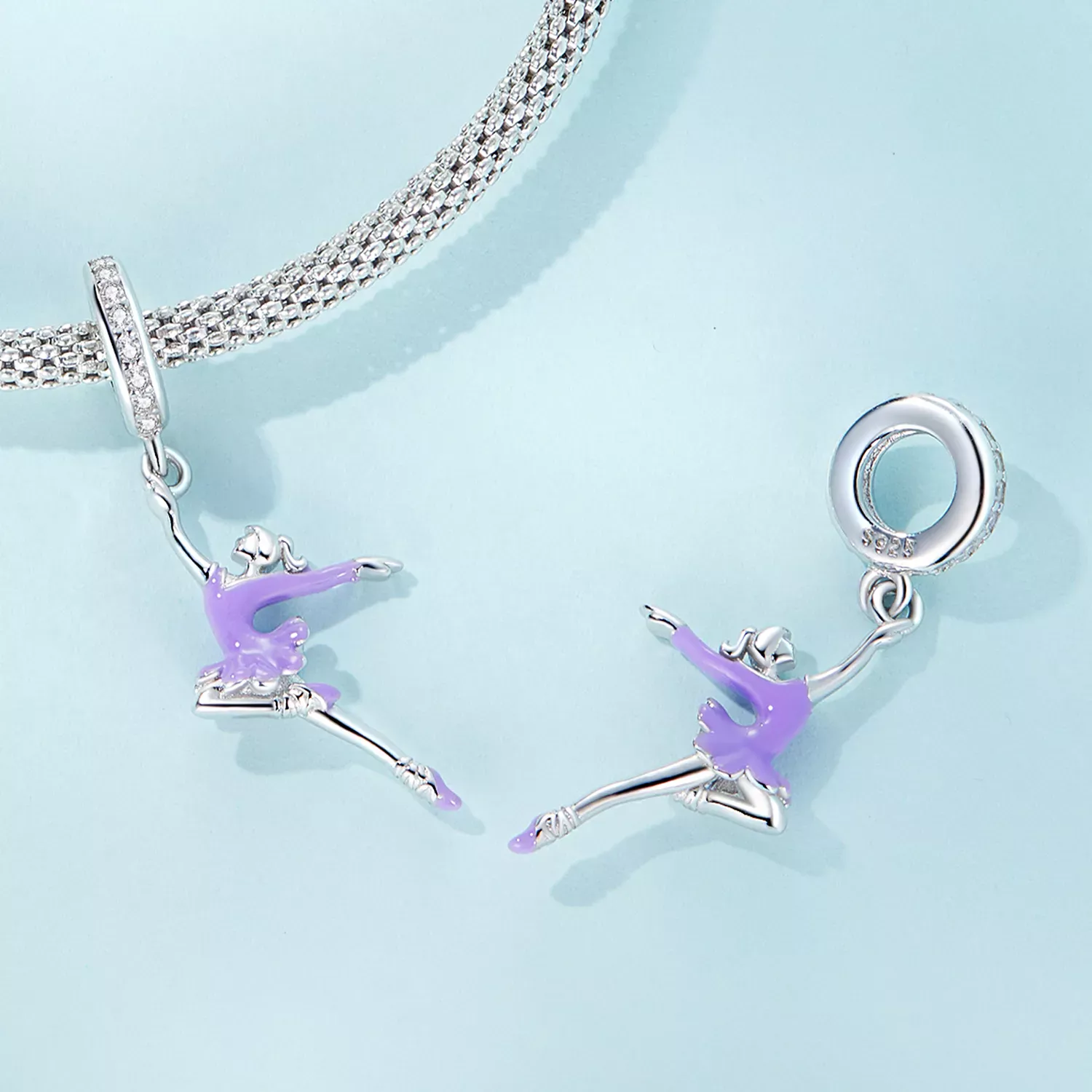 Pandora Style Ballerina Girl Dangle - SCC2394