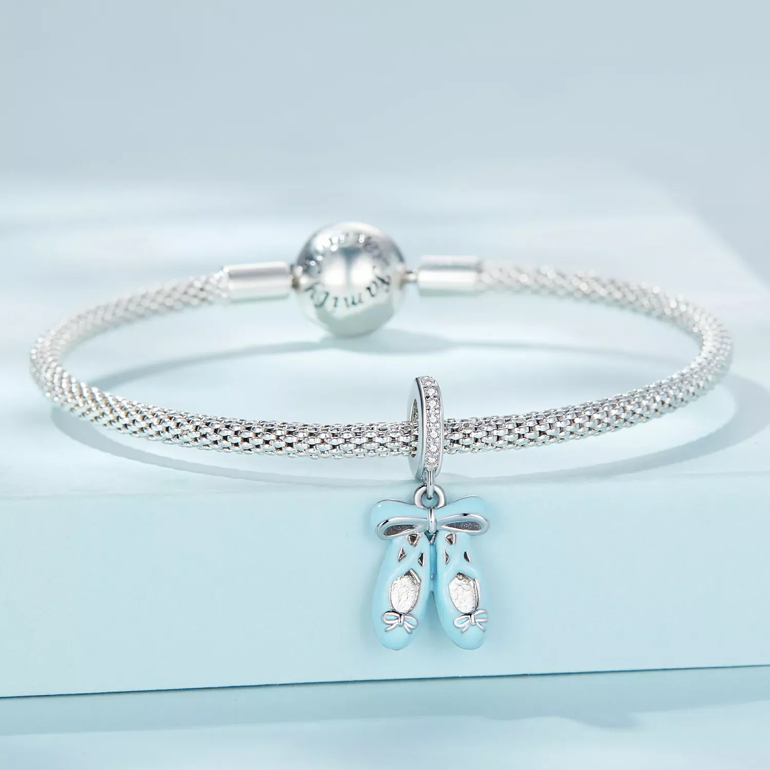 Pandora Style Ballet Shoes Dangle - SCC2395