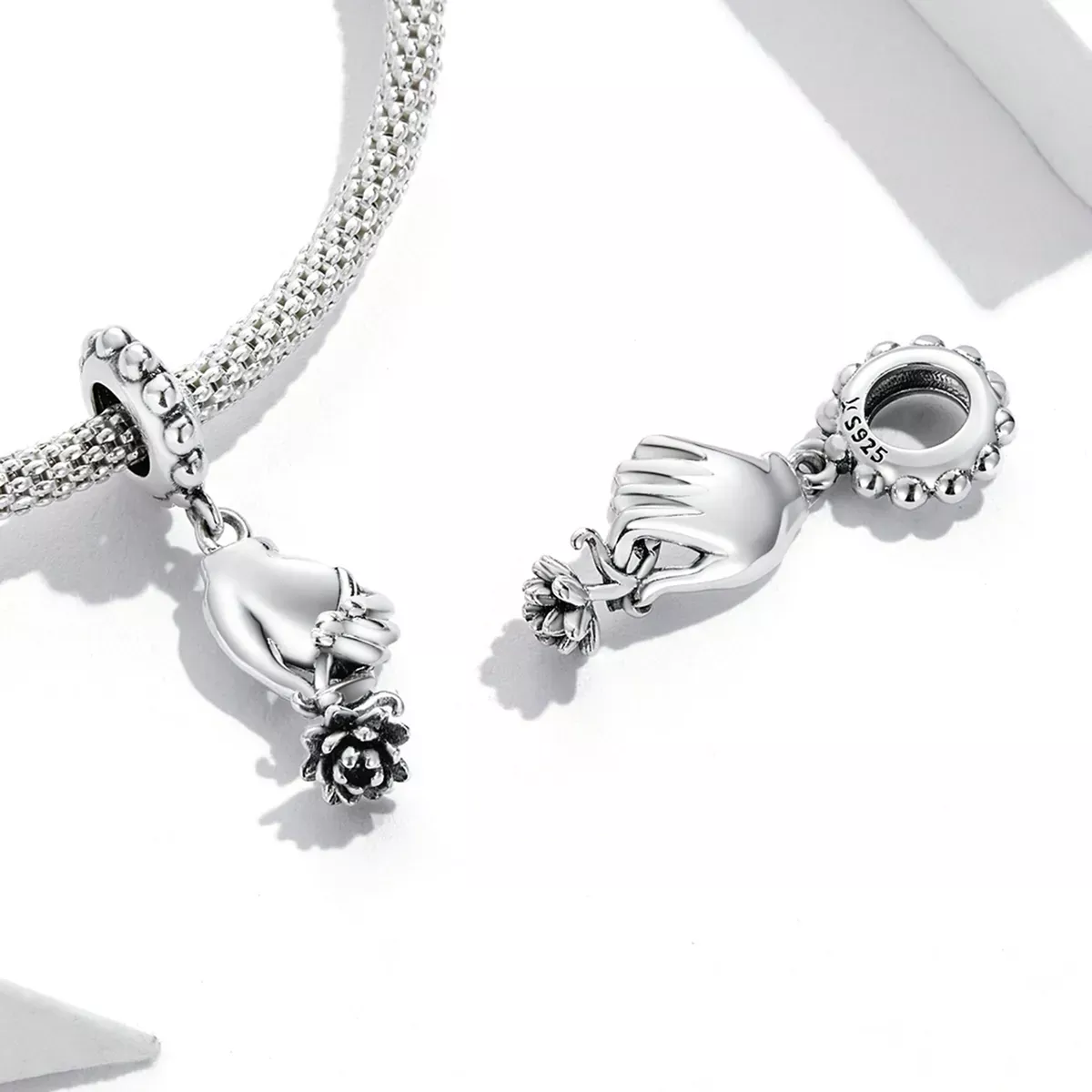 Pandora Style Bergamot Lotus Dangle - SCC2169