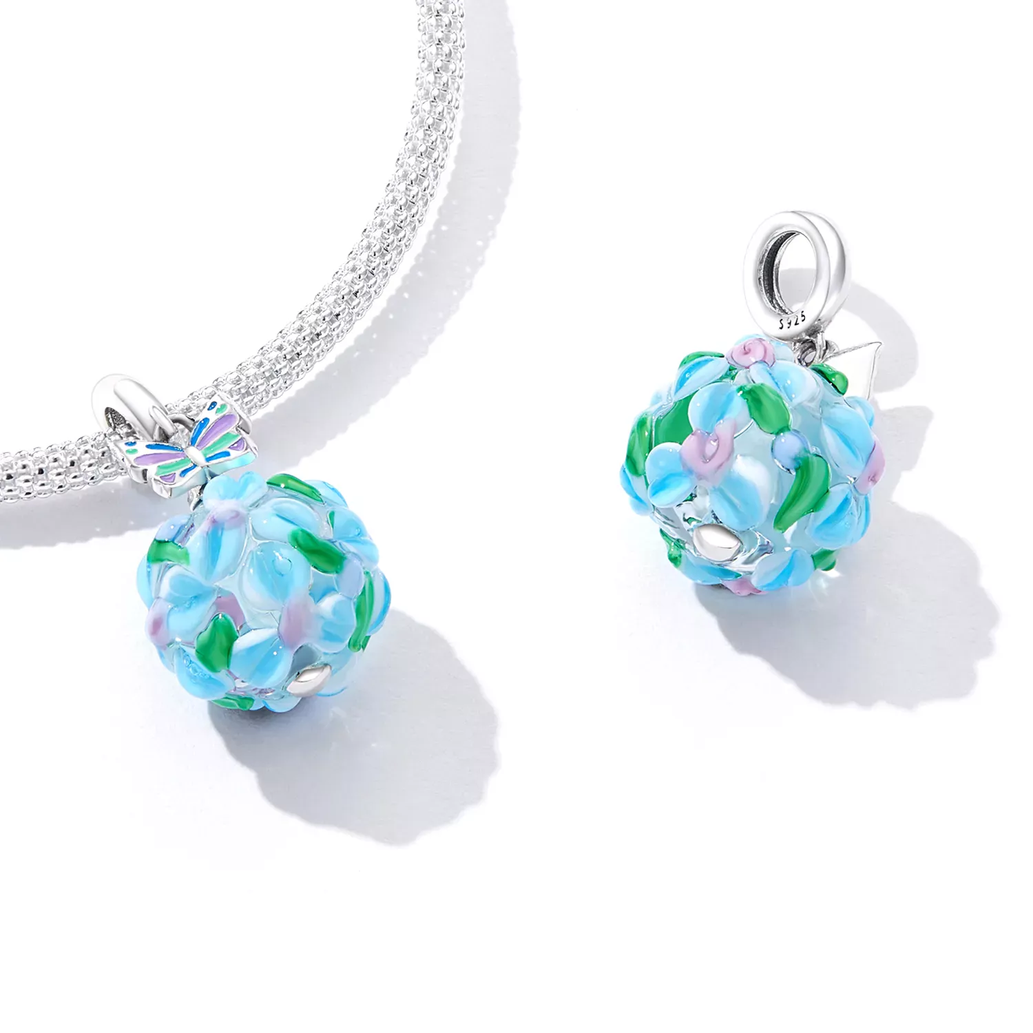 Pandora Style Butterflies Dangle - SCC2214