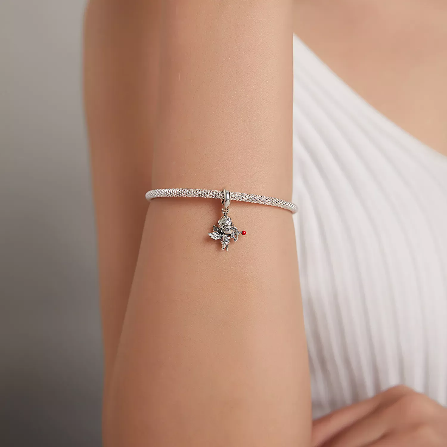 Pandora Style Cupid Dangle - SCC1898