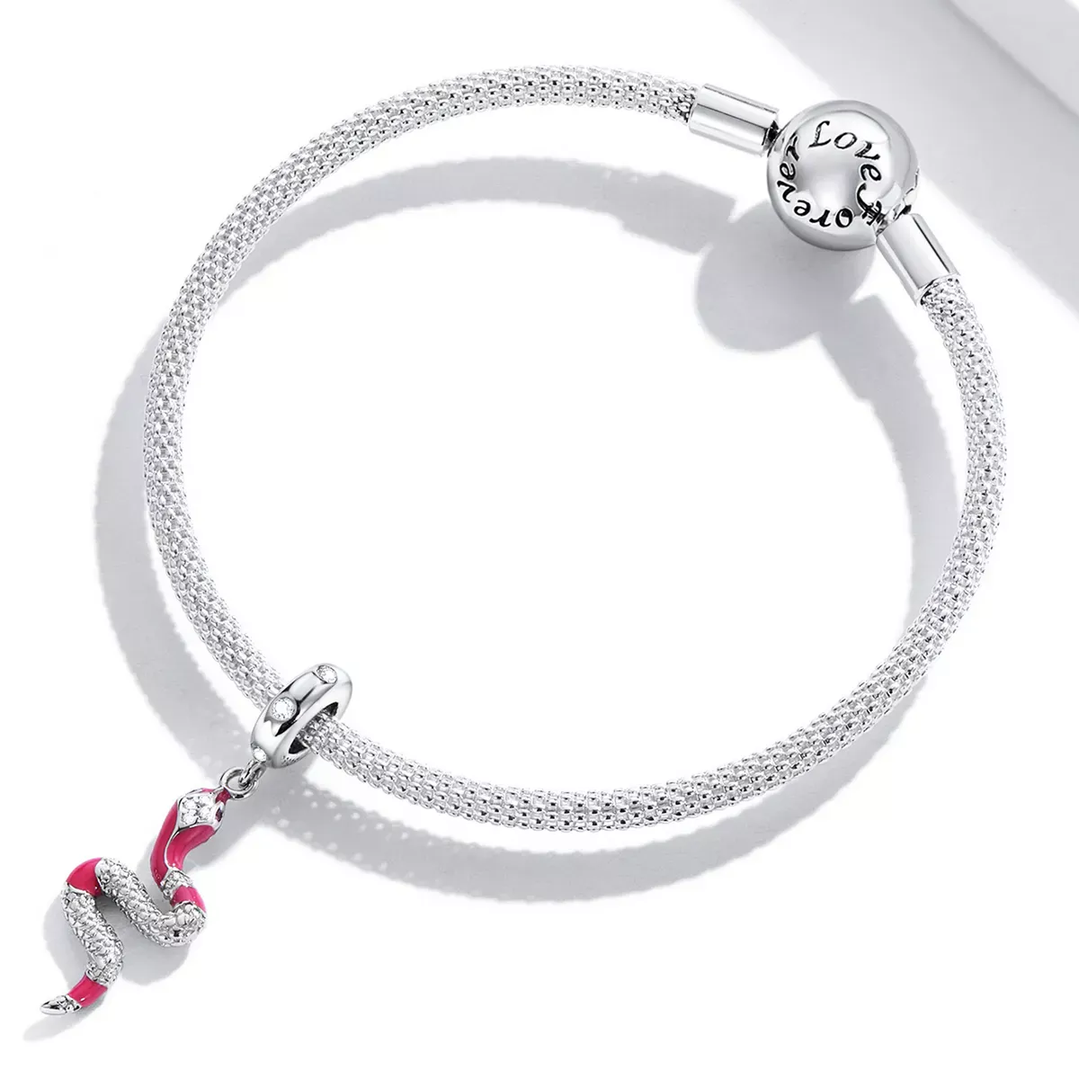 Pandora Style Delicate Spirit Serpent Dangle - BSC577
