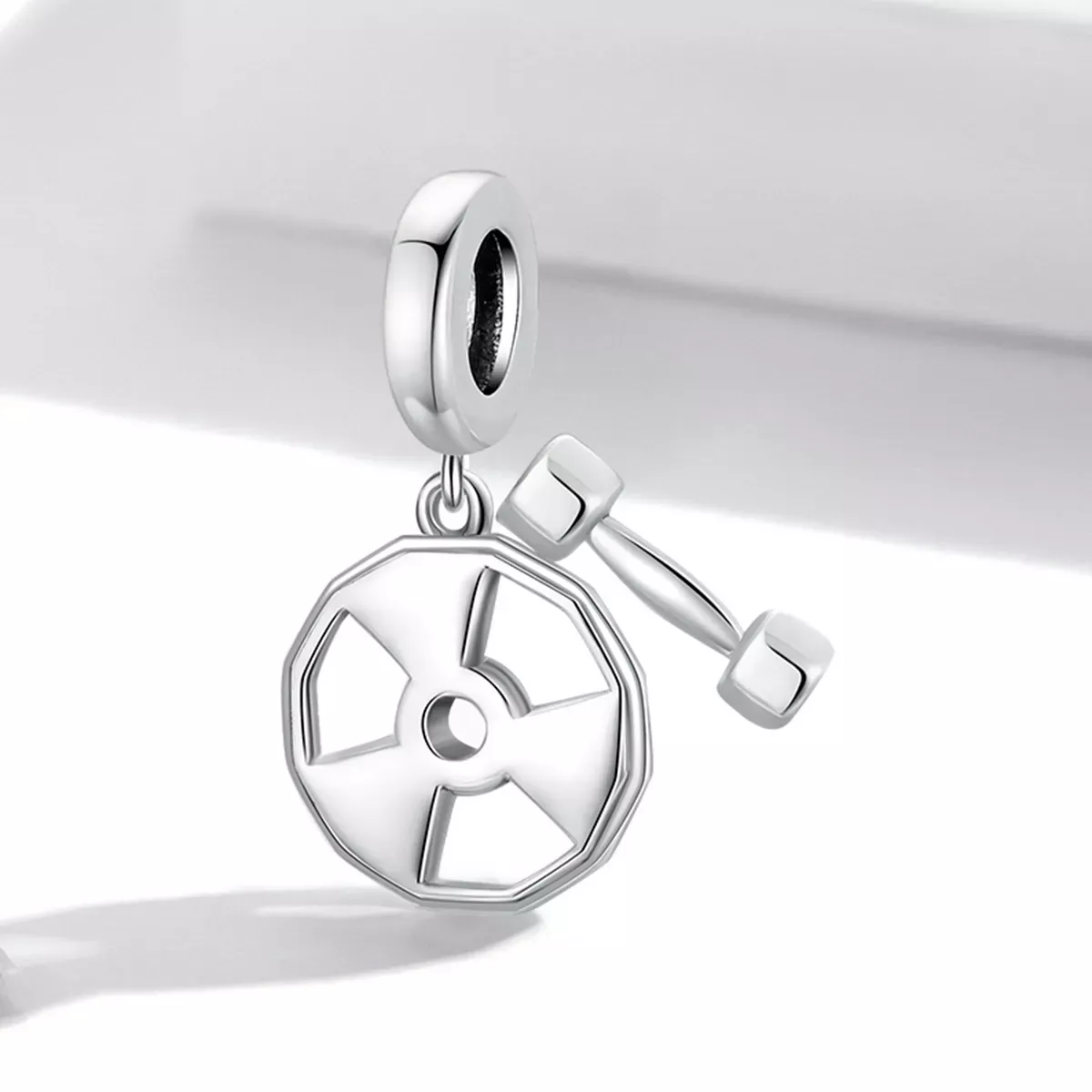 Pandora Style Fitness Equipment Dangle - SCC2053