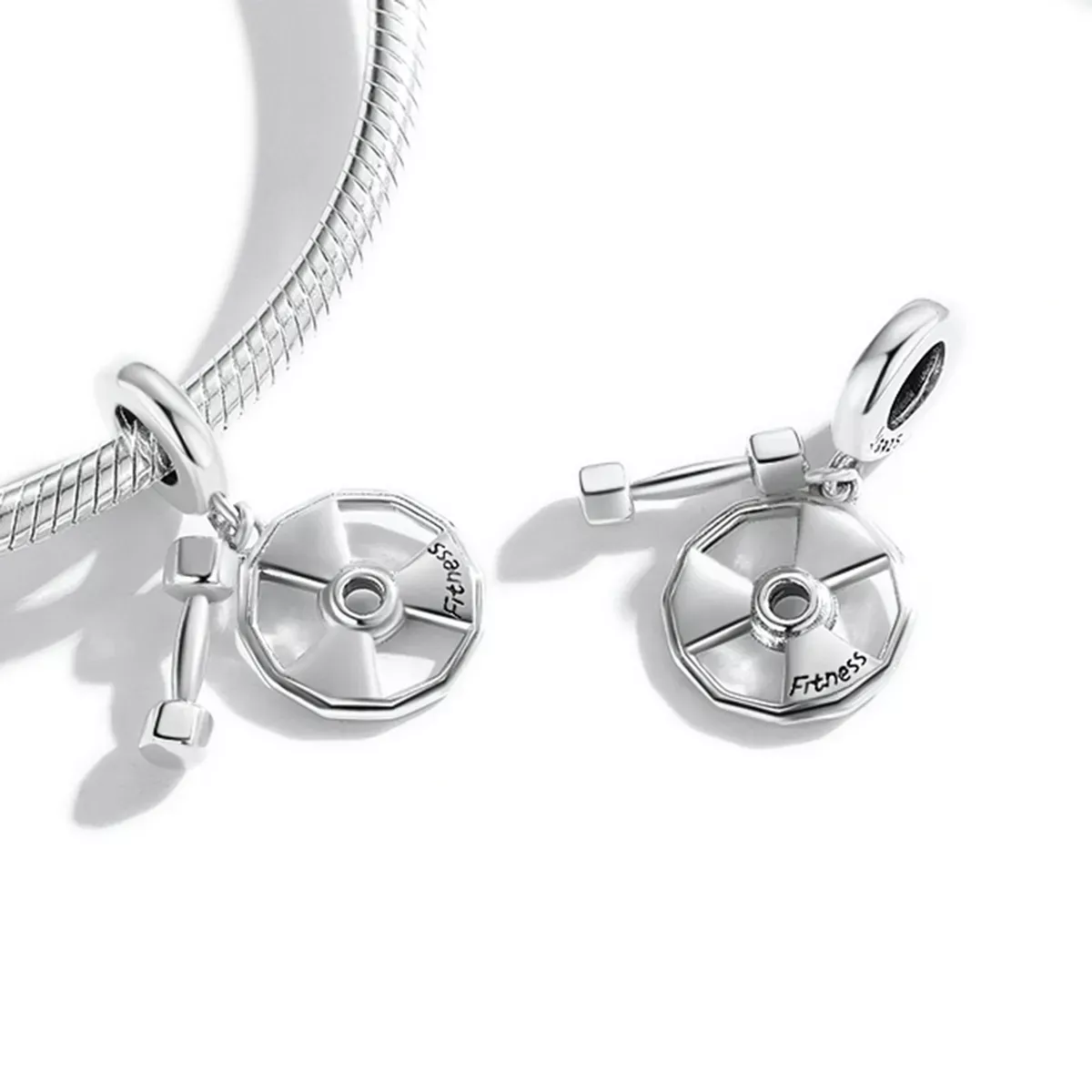Pandora Style Fitness Equipment Dangle - SCC2053