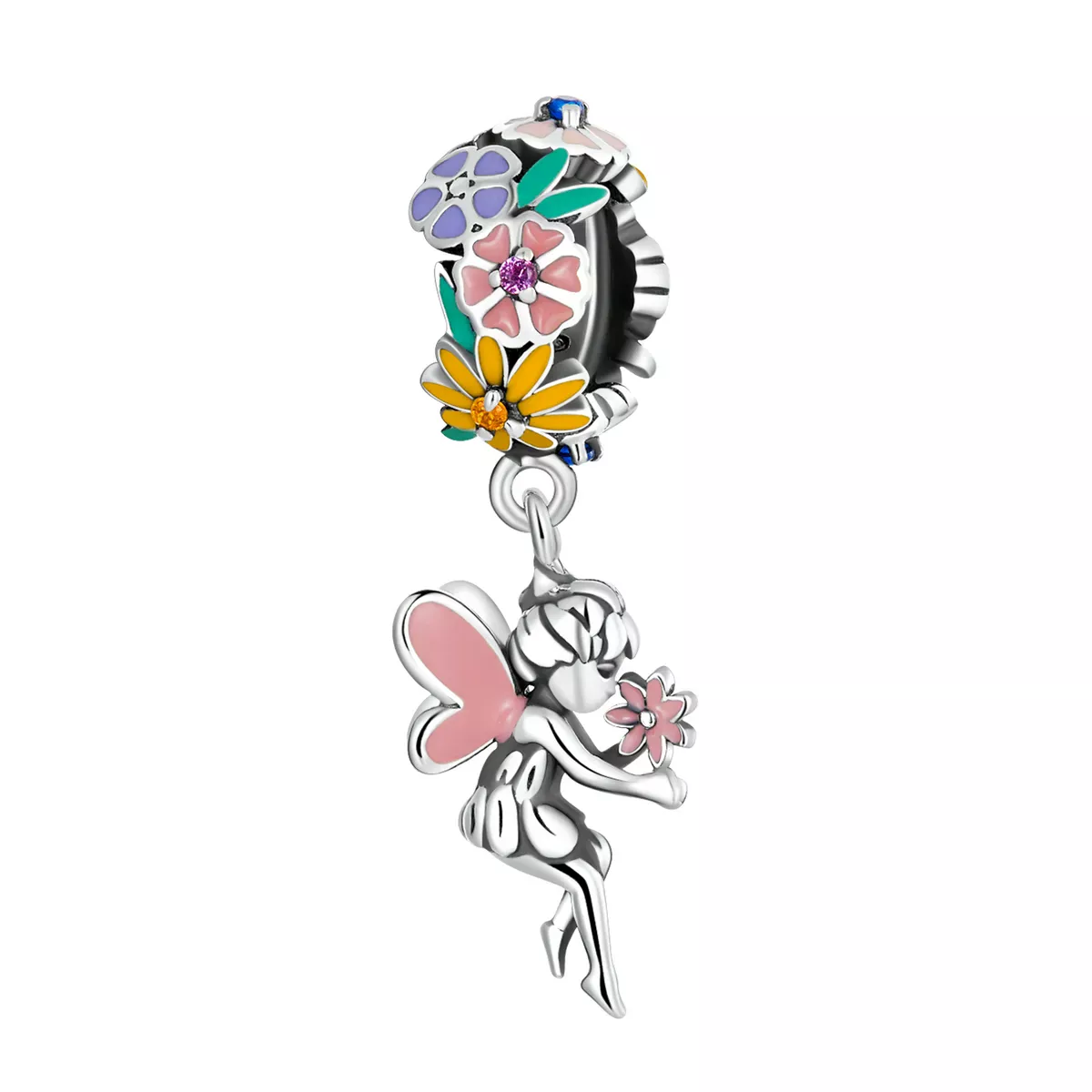 Pandora Style Flower Elf Dangle - BSC592