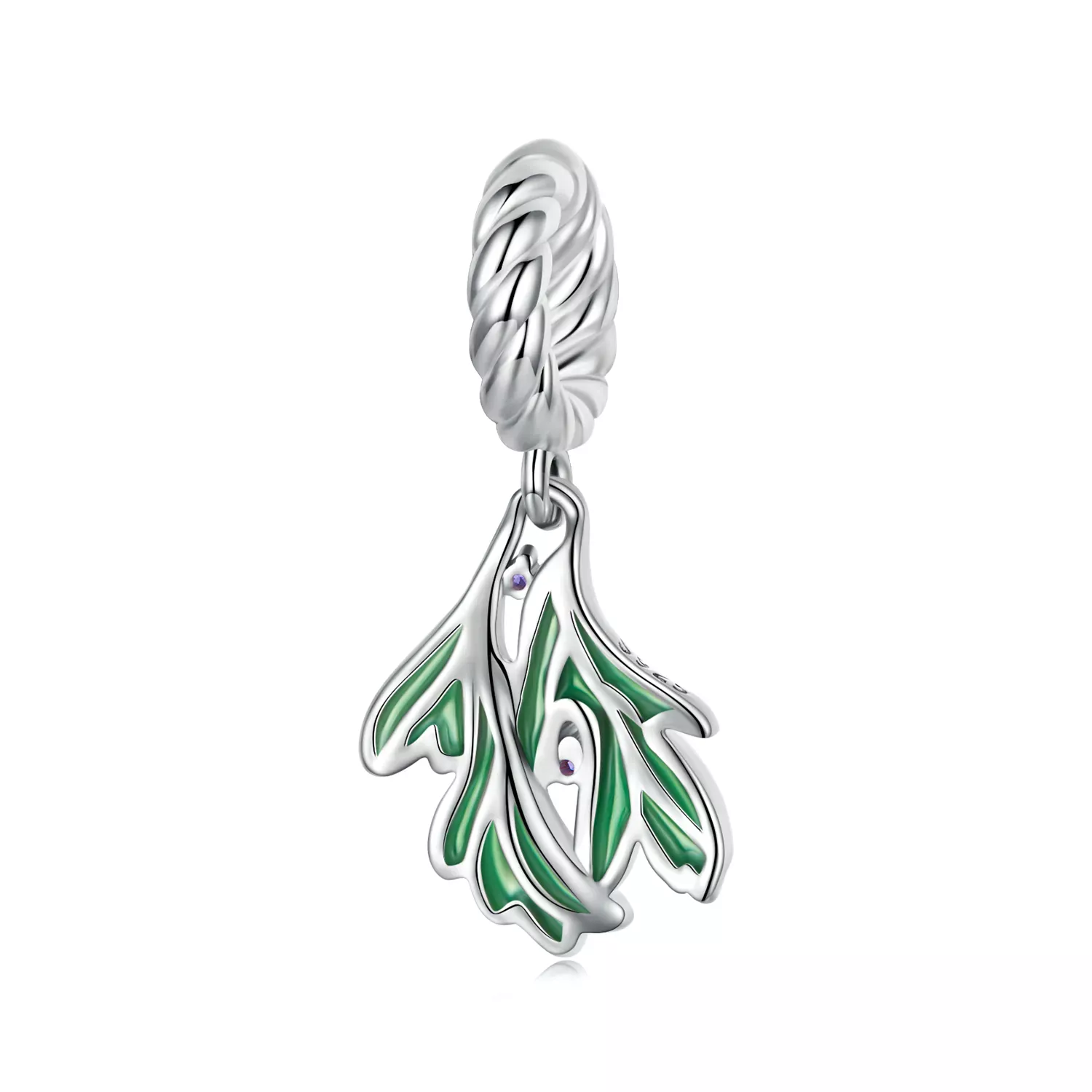 Pandora Style Fresh Leaves Dangle - SCC2295 Pandora Style Fresh Leaves Dangle - SCC2295