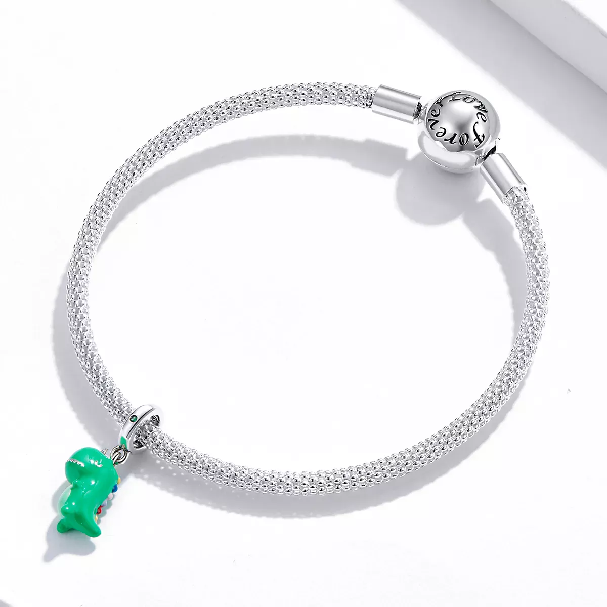 Pandora Style Fun Little Dinosaur Dangle - BSC460