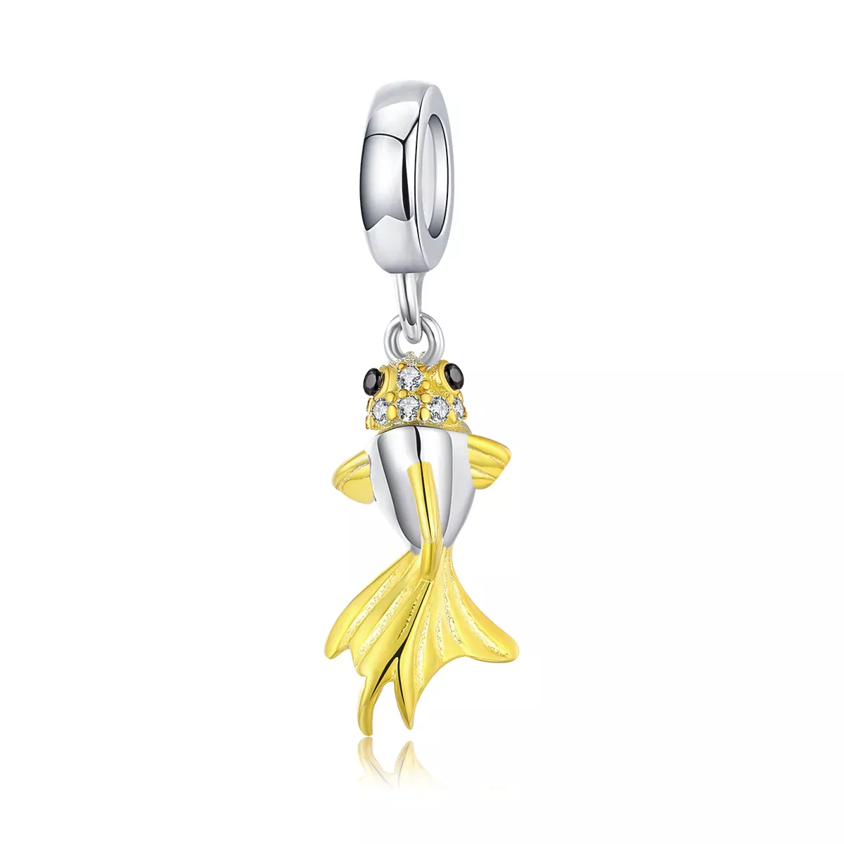 Pandora Style Golden Koi Dangle - BSC127