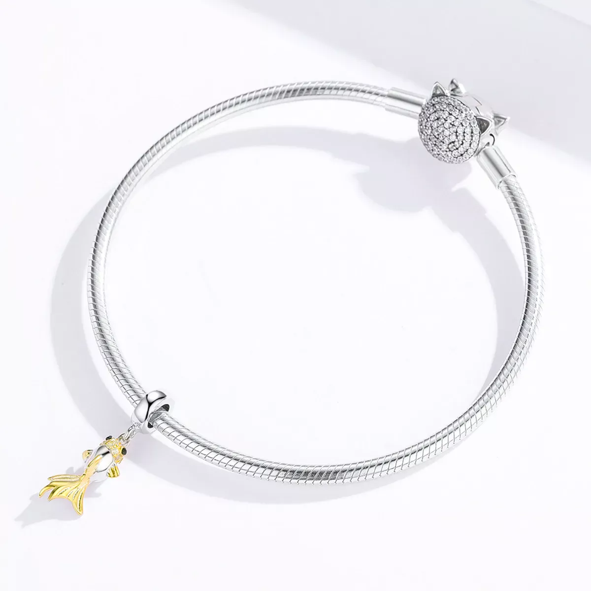 Pandora Style Golden Koi Dangle - BSC127
