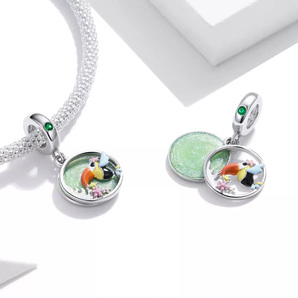 Pandora Style Happy Toucan Dangle - BSC449