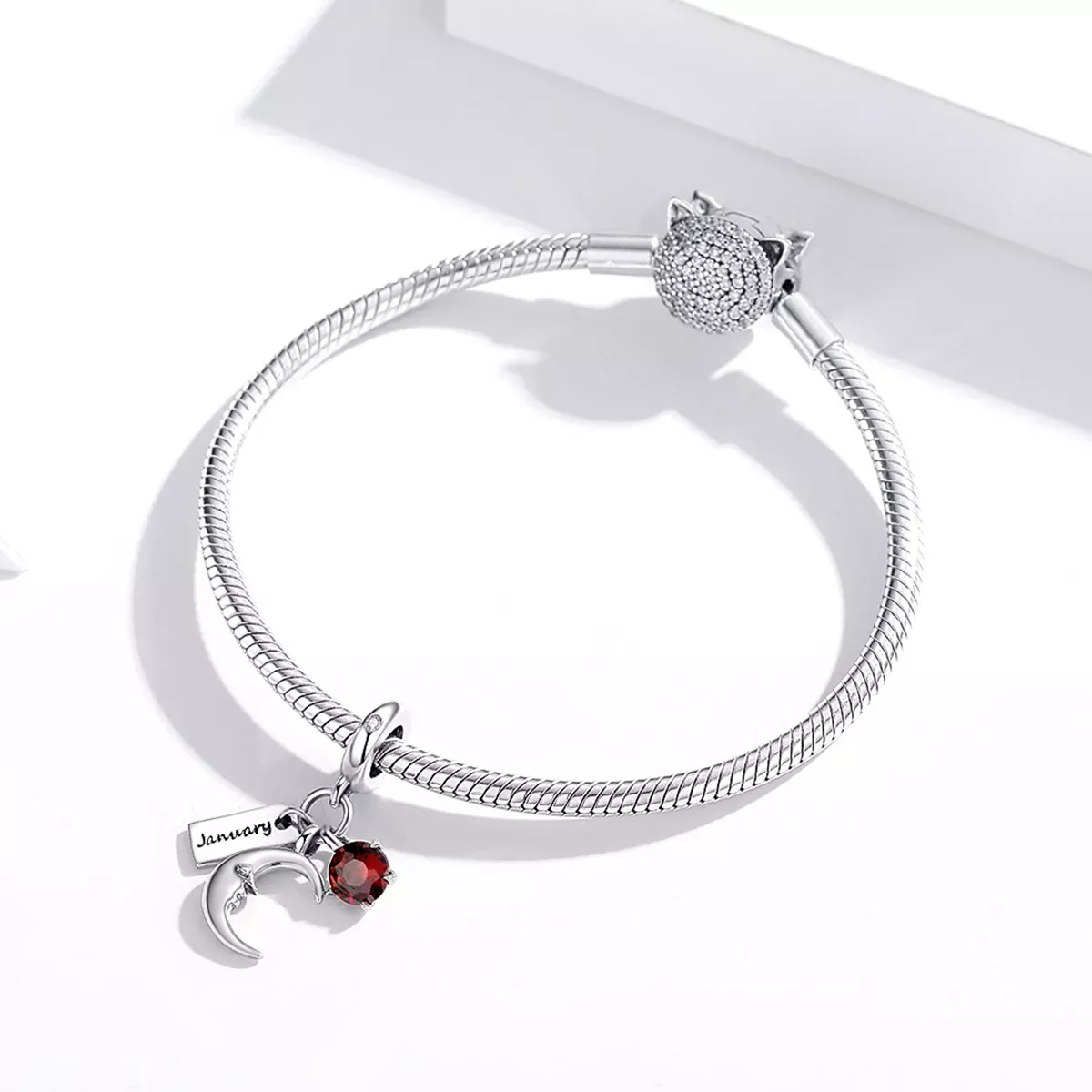Pandora Style January Birthstone Dangle - SCC1719