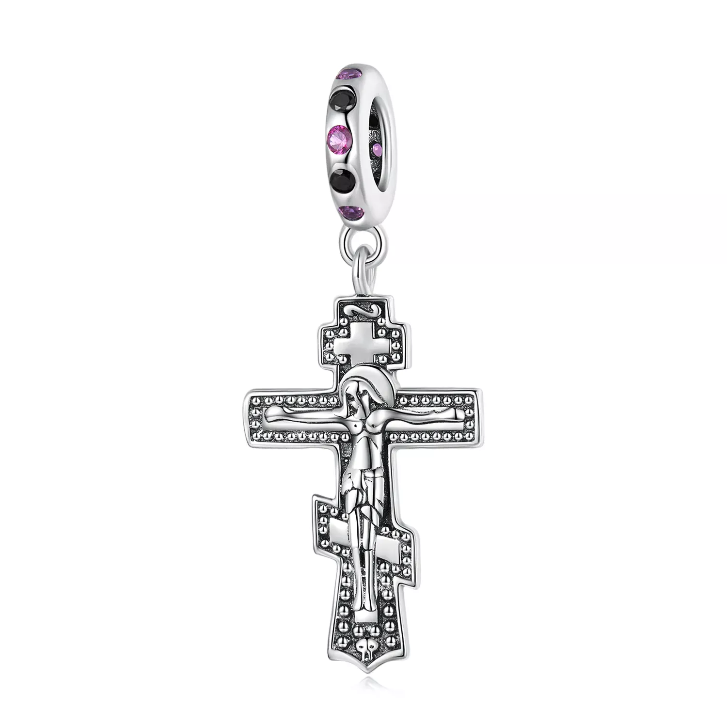 Pandora Style Jesus Cross Dangle - BSC668