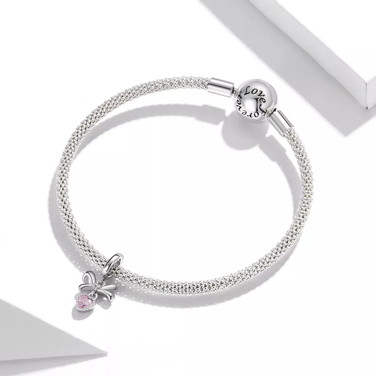 Pandora Style Love Bow Dangle - BSX001-L