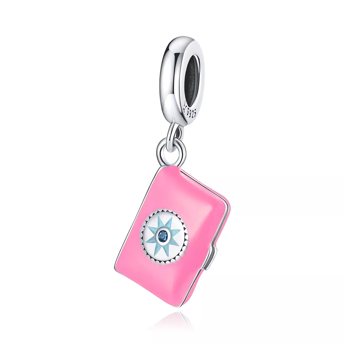 Pandora Style Love Diary Dangle - SCC1748 Pandora Style Love Diary Dangle - SCC1748