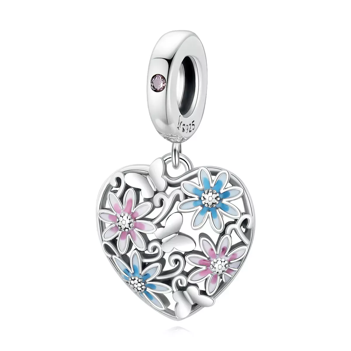 Pandora Style Love Secret Garden Dangle - SCC2062 Pandora Style Love Secret Garden Dangle - SCC2062
