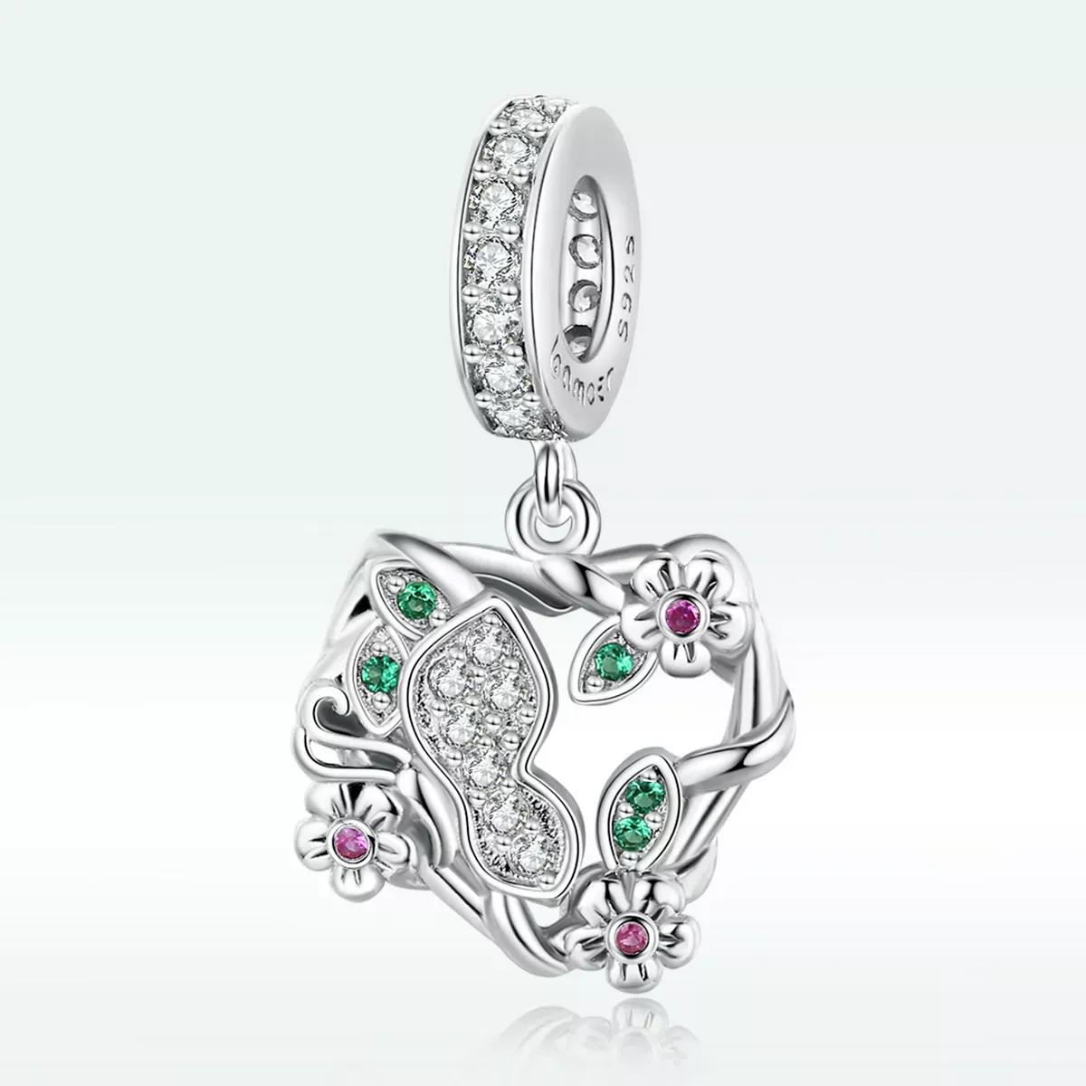 Pandora Style Love Spring Garden Dangle - BSC553 Pandora Style Love Spring Garden Dangle - BSC553