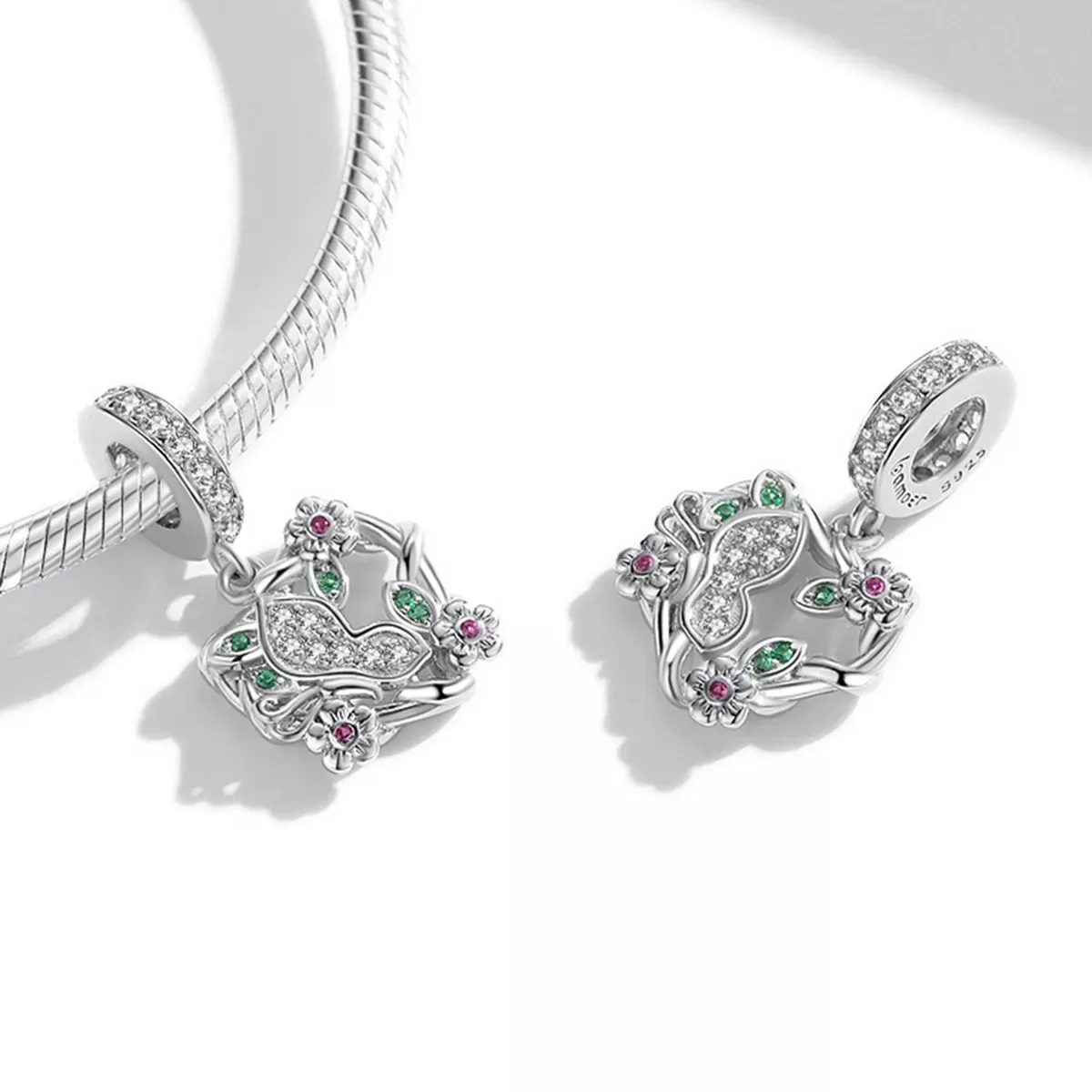 Pandora Style Love Spring Garden Dangle - BSC553