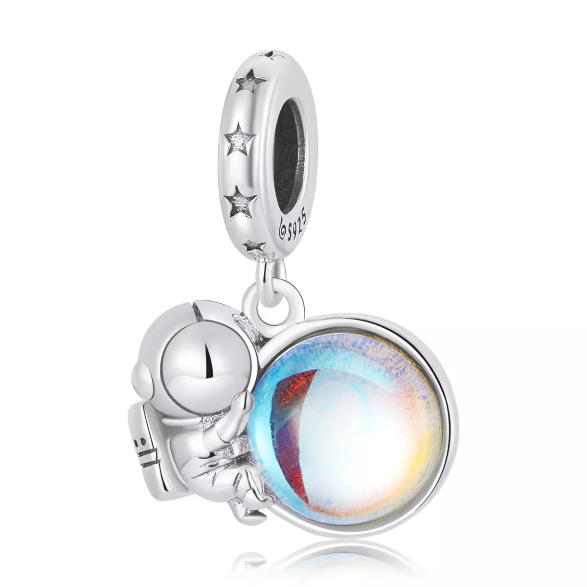 Pandora Style Lunar Astronaut Dangle - BSC581 Pandora Style Lunar Astronaut Dangle - BSC581