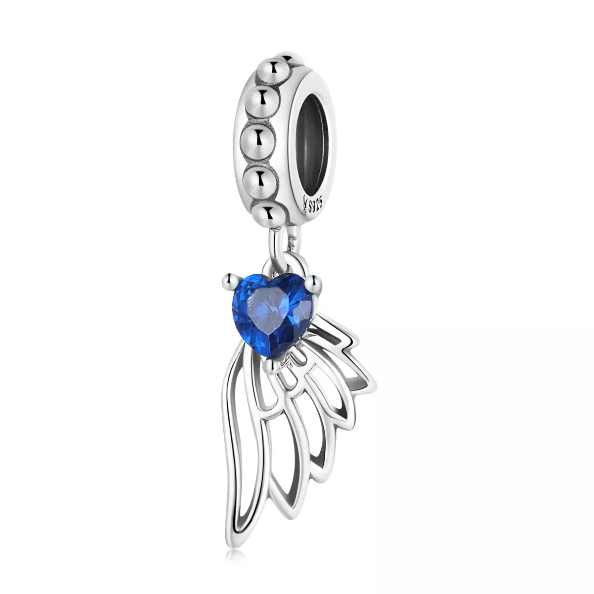 Pandora Style Openwork Out Wings Dangle - SCC2071 Pandora Style Openwork Out Wings Dangle - SCC2071