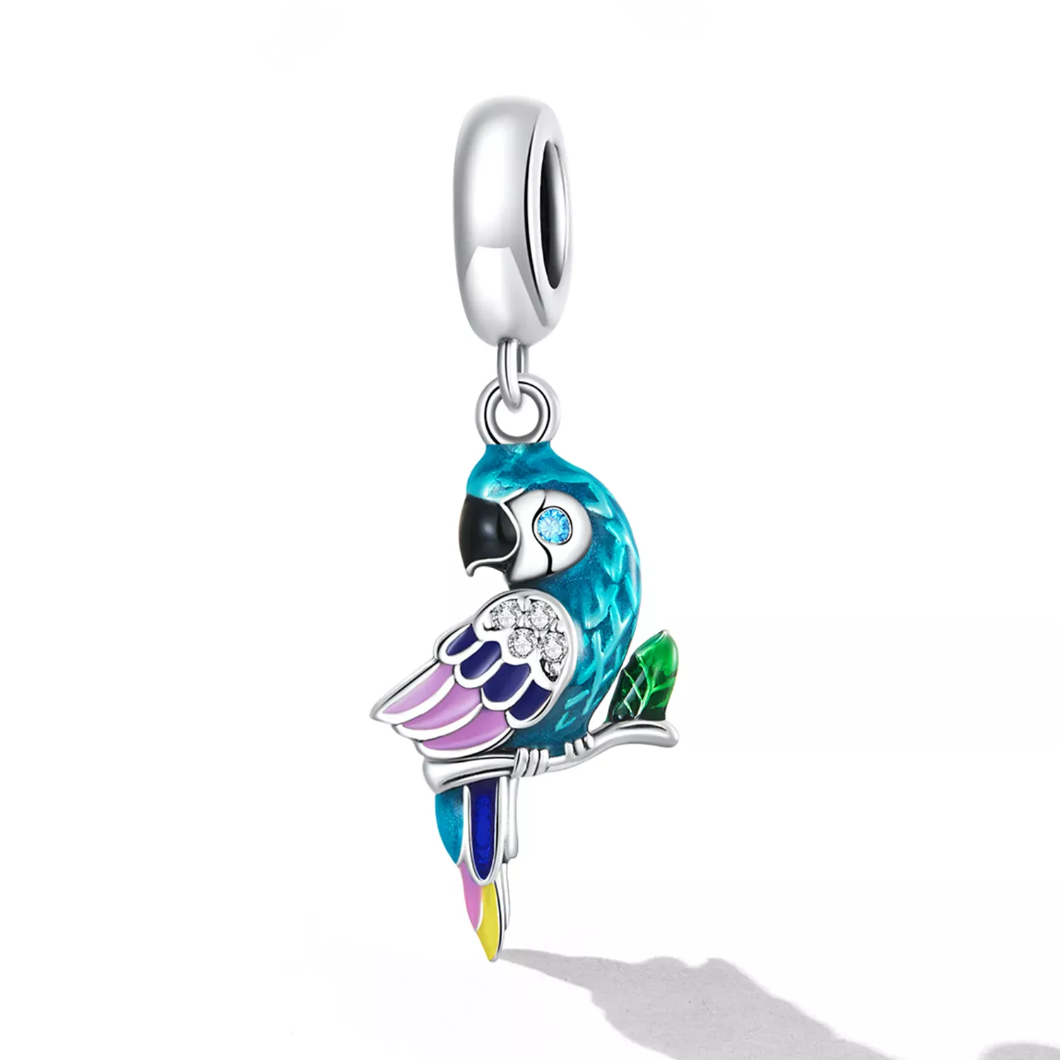 Pandora Style Parrot Dangle - SCC2271