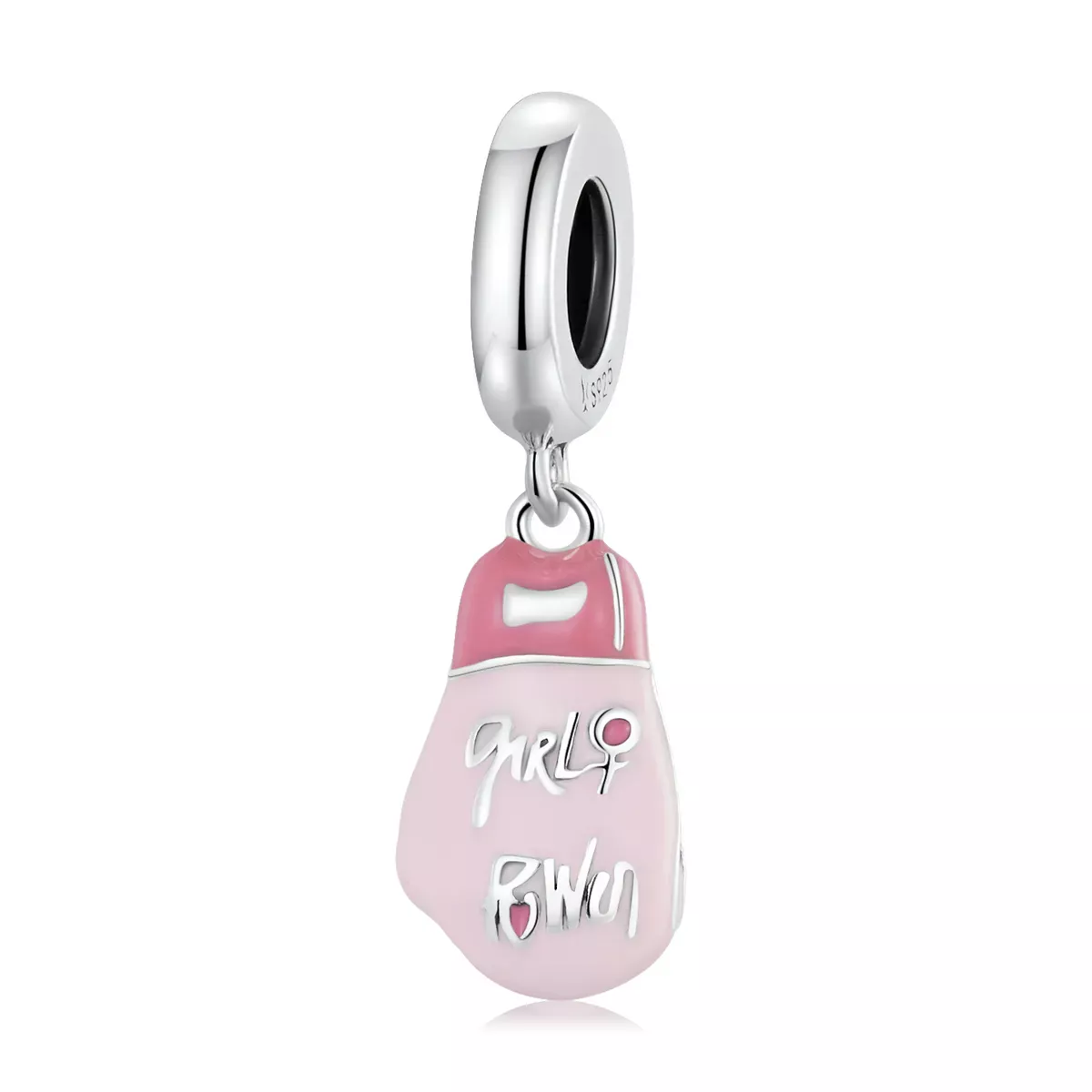 Pandora Style Pink Boxing Gloves Dangle - SCC2148 Pandora Style Pink Boxing Gloves Dangle - SCC2148