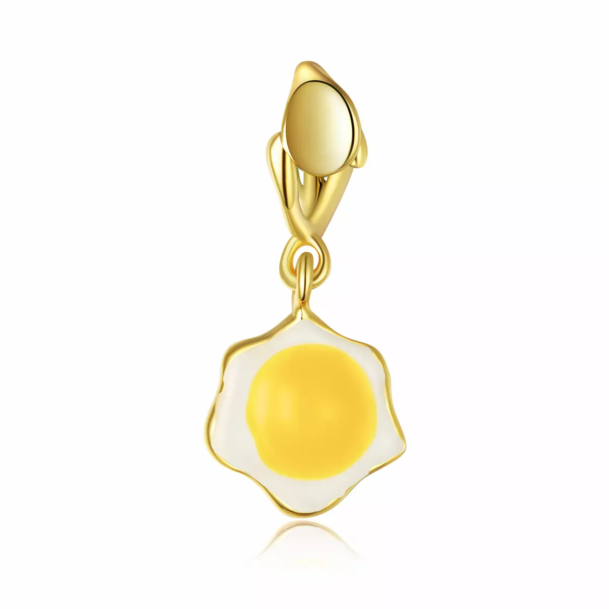Pandora Style Poached Eggs Dangle - BSC350