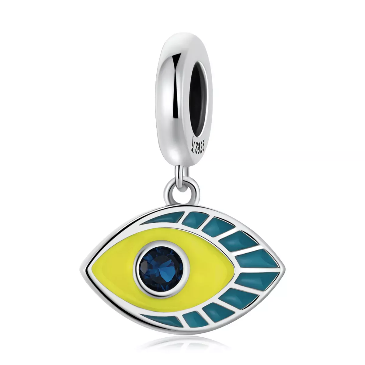 Pandora Style Simple Devil Eye Dangle - SCC2167 Pandora Style Simple Devil Eye Dangle - SCC2167