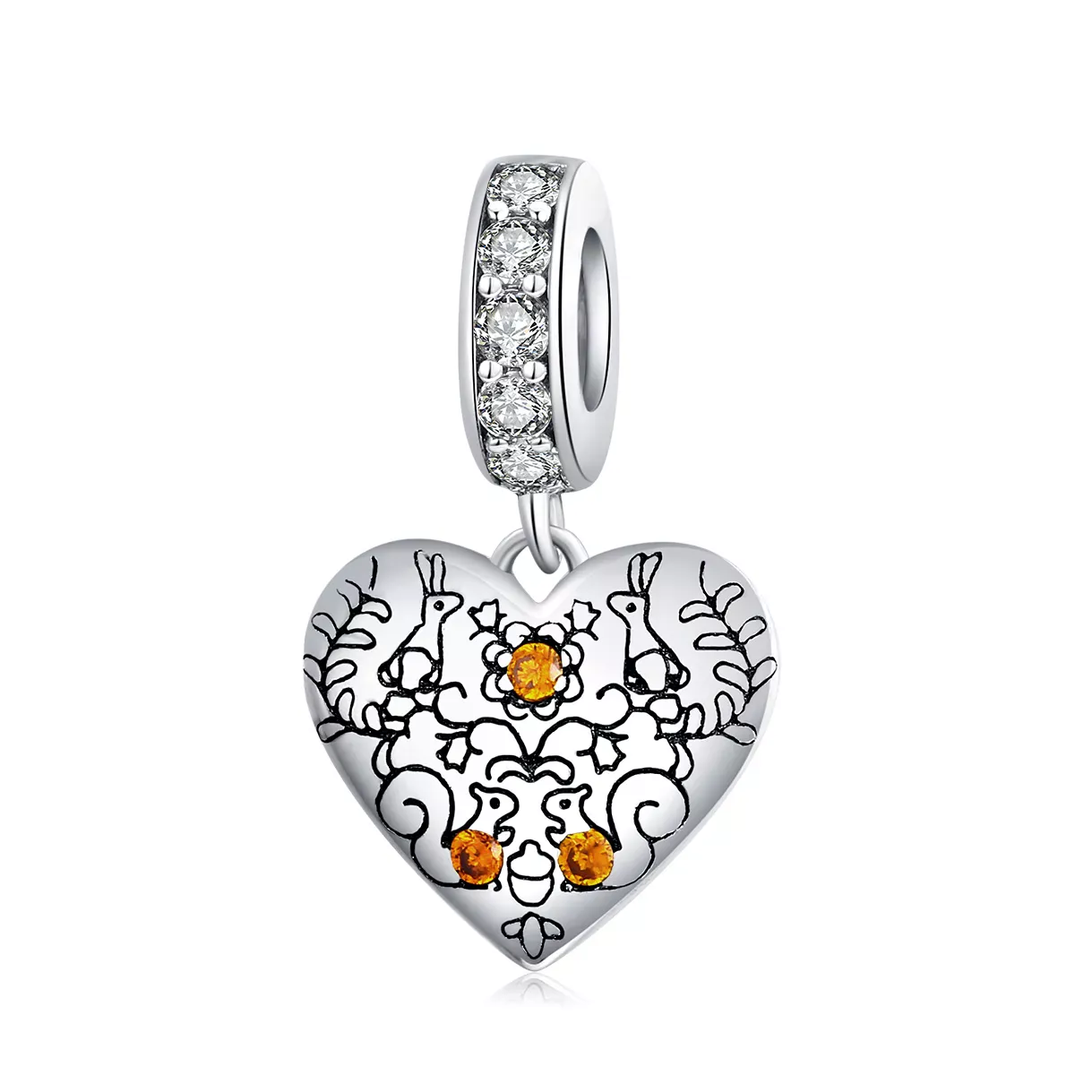 Pandora Style Vine Pine Cones Dangle - SCC1600 Pandora Style Vine Pine Cones Dangle - SCC1600