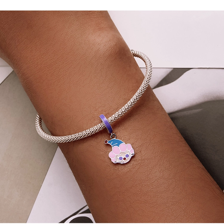 (imagem para) Pandora Style Cute Clown Dangle - SCC2236 - Visualizar 9