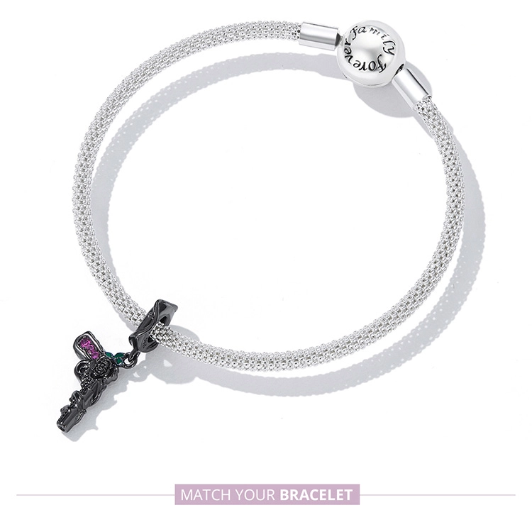 (imagem para) Pandora Style Rose Pistol Dangle - SCC2241 - Visualizar 8