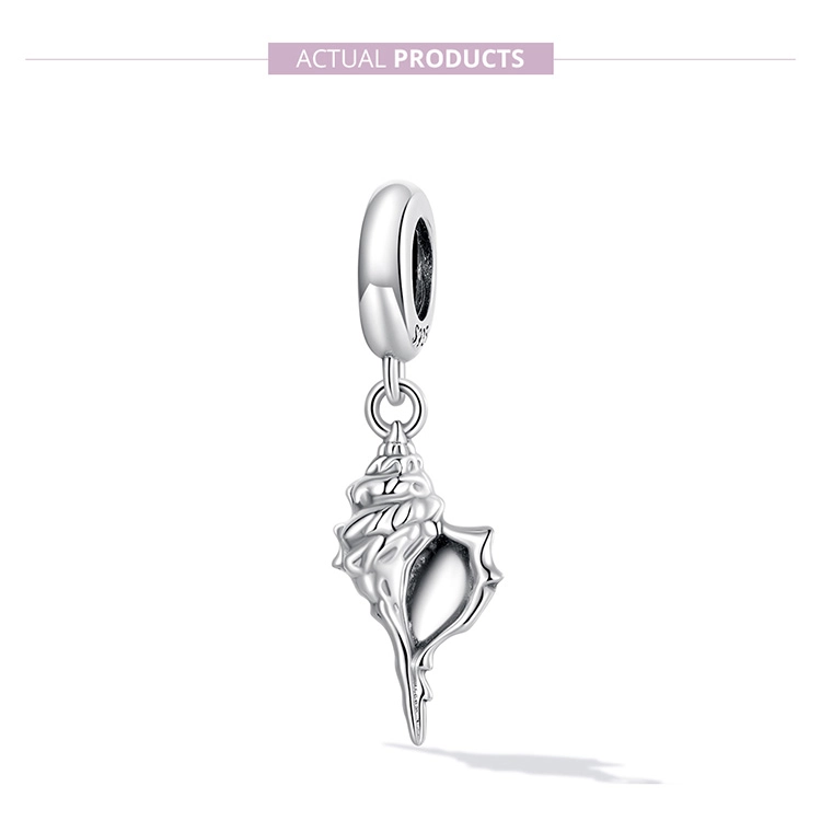 (imagem para) Pandora Style Silver Conch Dangle - SCC2235 - Visualizar 7