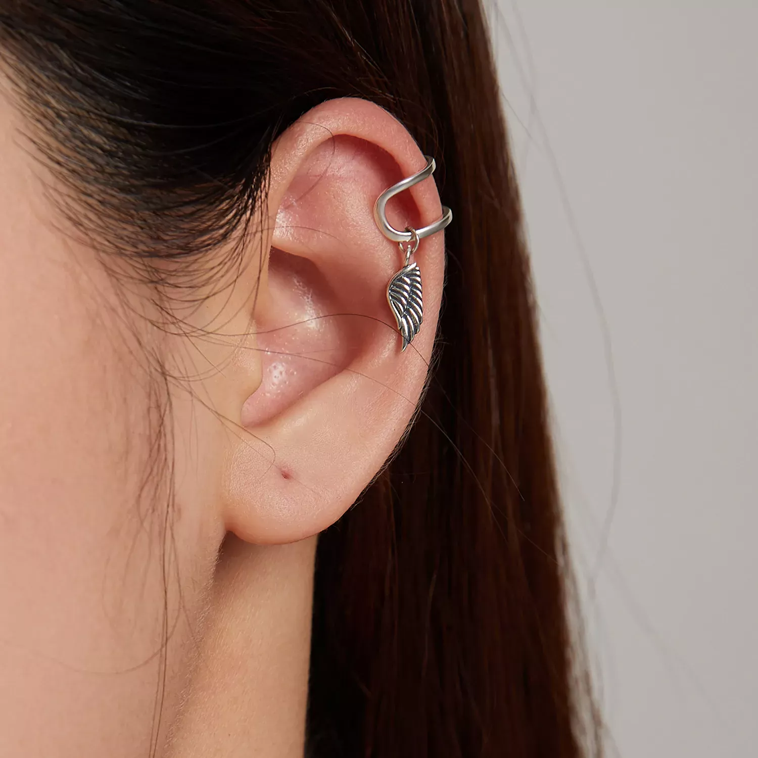 Pandora Style Angel Wings Ear clip - SCE1200