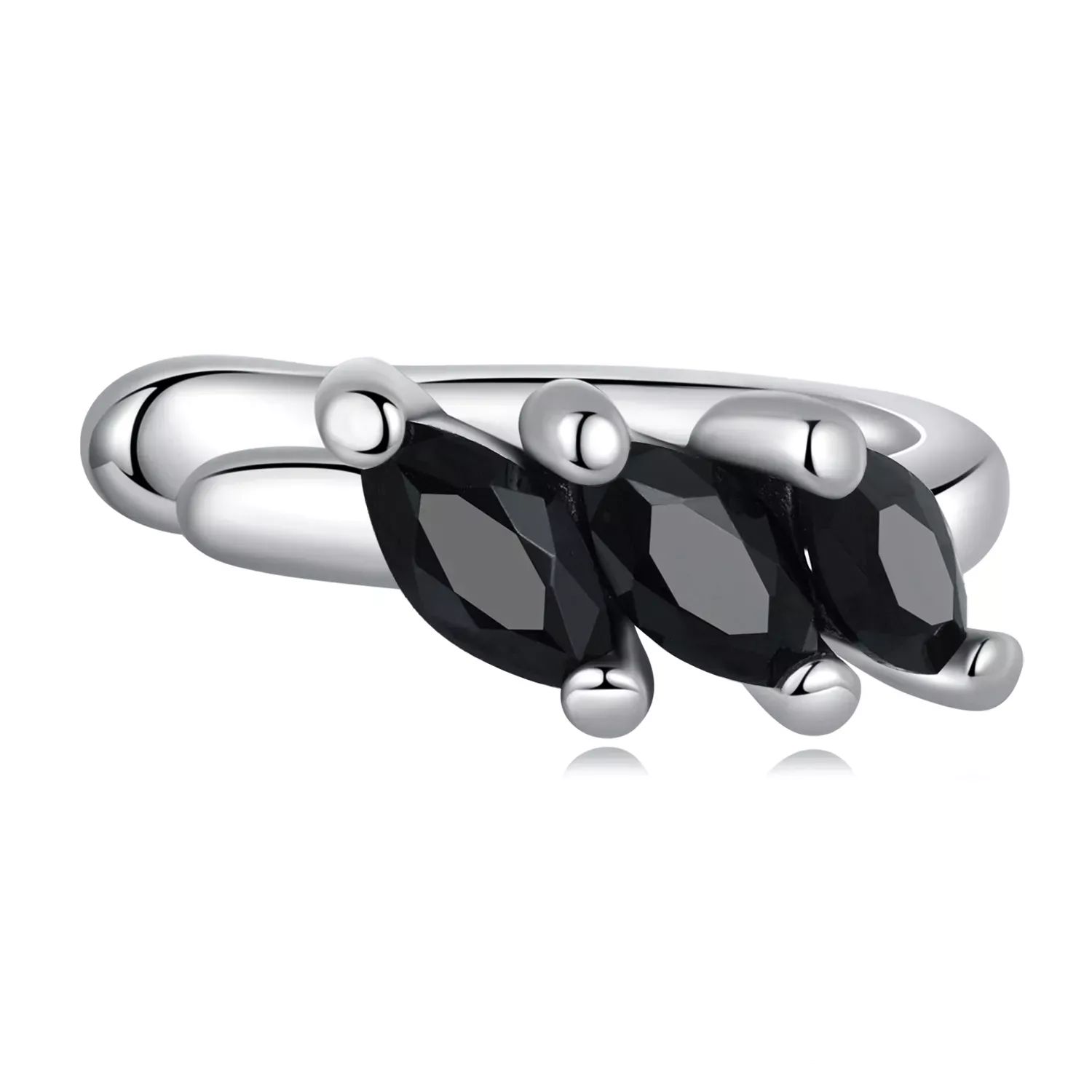 Pandora Style Black Zircon Ear clip - SCE1508