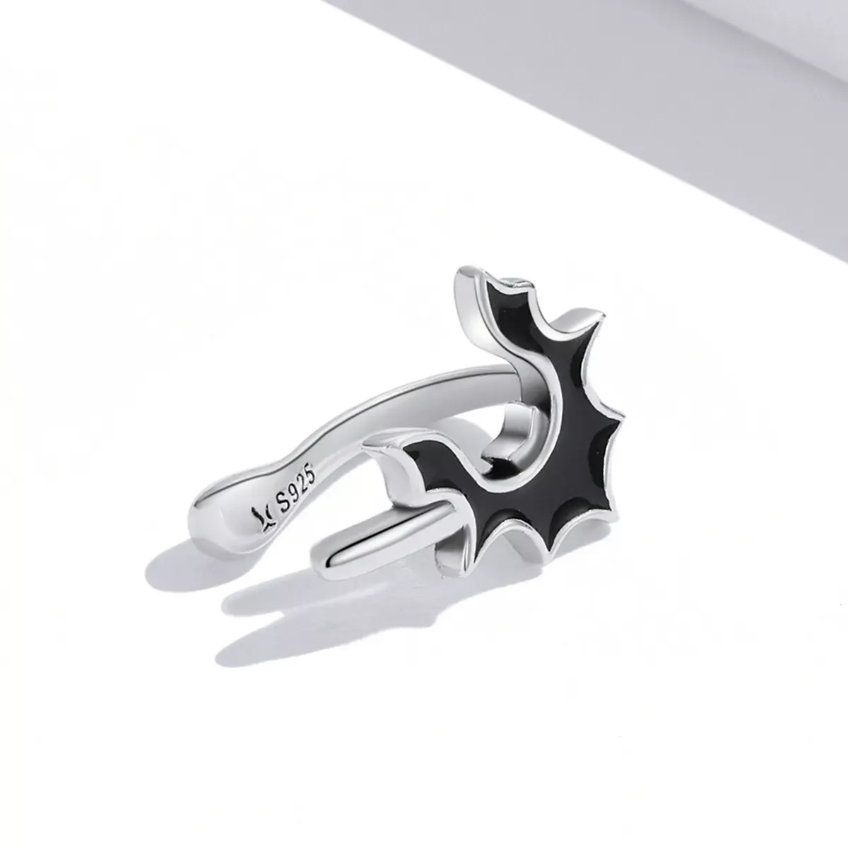 Pandora Style Dark Bat Ear clip - SCE1328