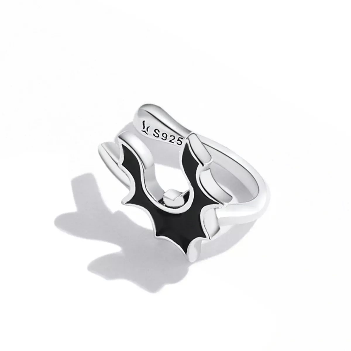 Pandora Style Dark Bat Ear clip - SCE1328