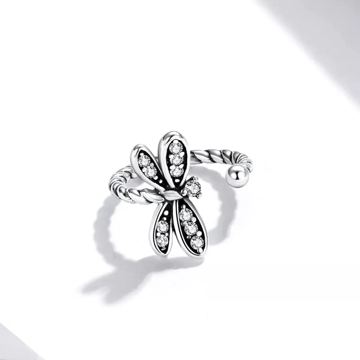 Pandora Style Delicate Dragonfly Ear clip - SCE1295