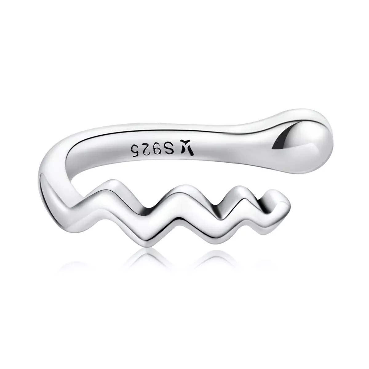 Pandora Style Simple Wave Ear clip - SCE1313