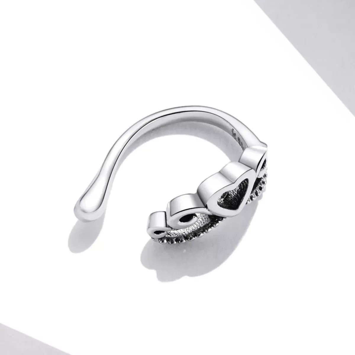 Pandora Style Vintage Crown Ear clip - SCE1201